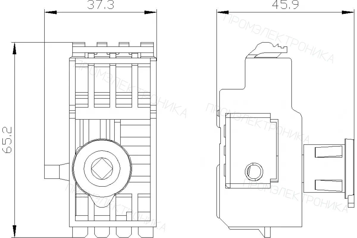 Siemens 3VA9348-0VF30 — Устройство блокировки перекидного рычага принадлежность для
