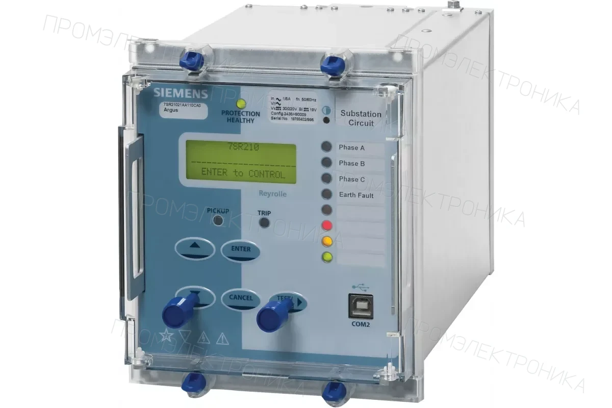 Siemens 7SR2202-2.A11-0CA0 — Reyrolle 7SR220 Argus - 5xI, 4xU, направленная