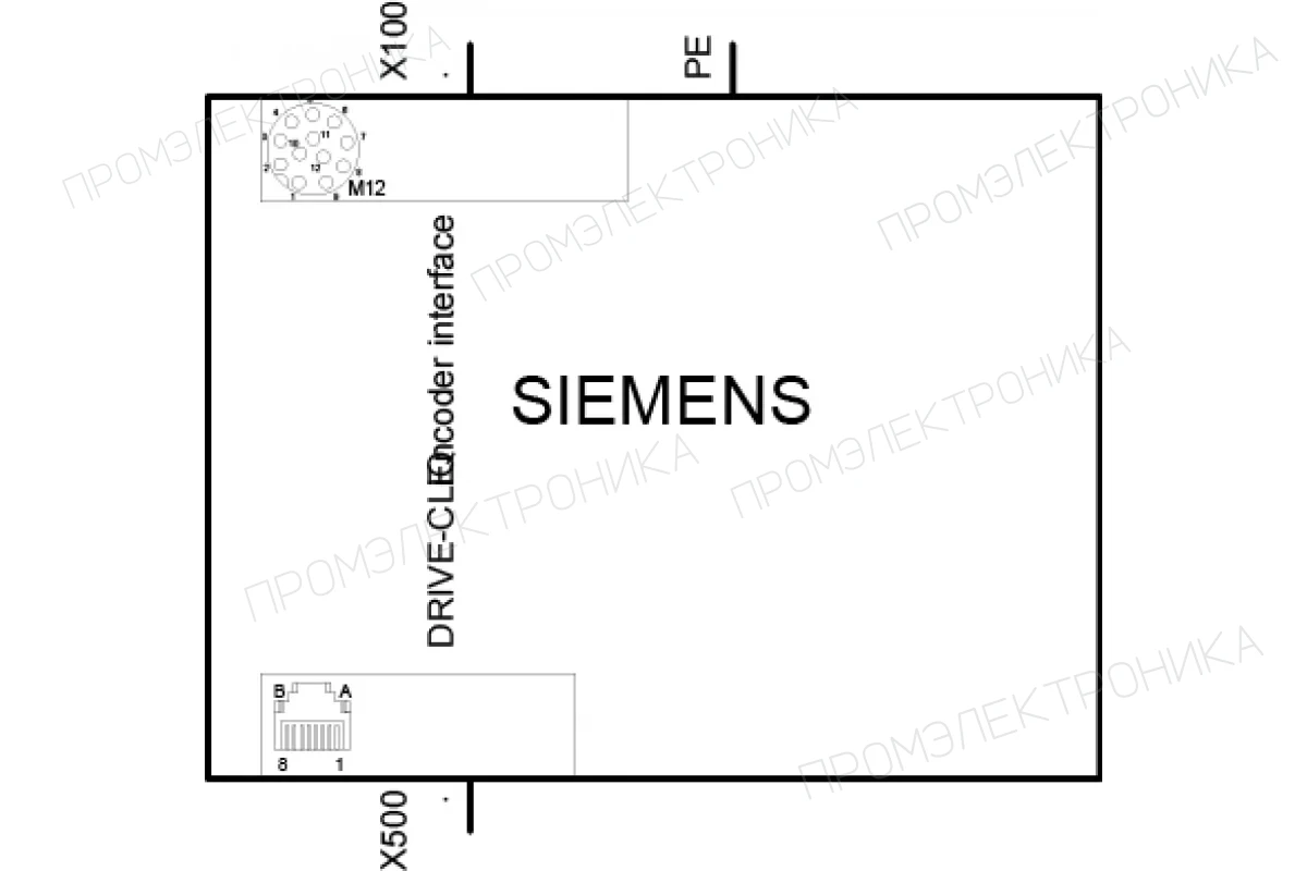 Siemens 6SL3055-0AA00-5AA3 — Модуль датчиков SMC10