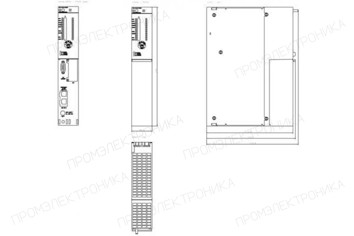 Siemens 6ES7416-3XR05-0AB0 — промышленный компонент