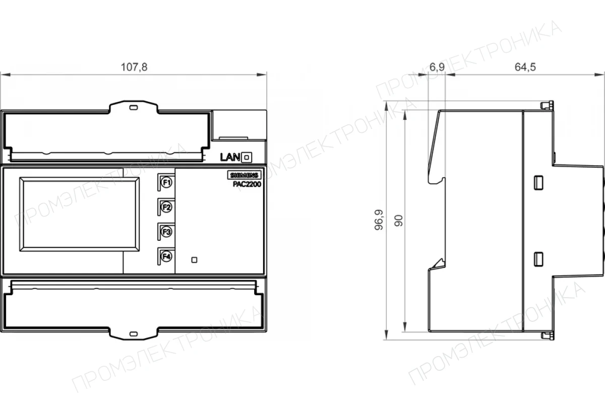 Siemens 7KG9661-2FA30-1AA0 — SICAM T - многофункциональный преобразователь