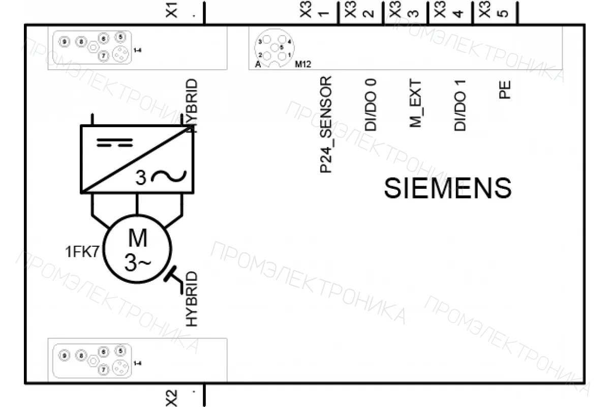 Siemens 6SL3566-4NA00-0GA0 — промышленный компонент