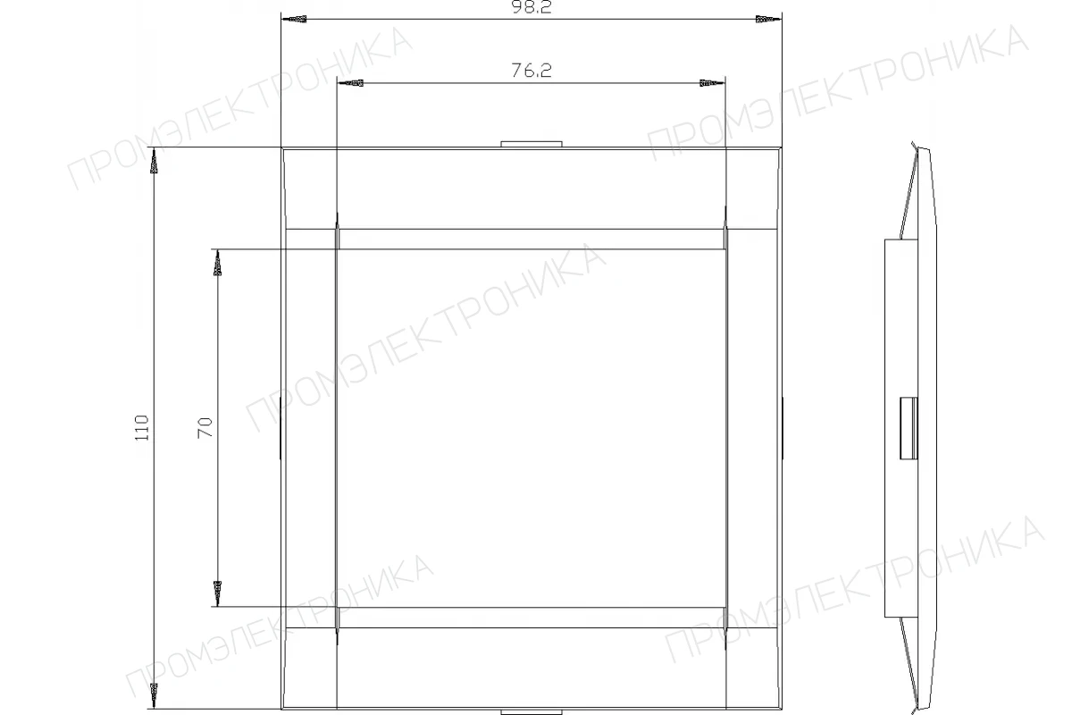Siemens 3VA9034-0SB20 — Лицевая рамка