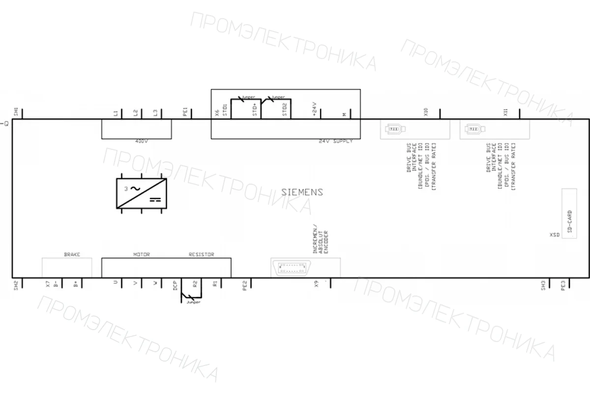 Siemens 6SL3210-5DE12-4UA0 — компонент отраслевого решения