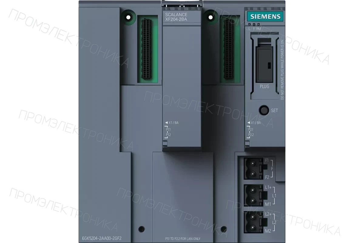 Siemens 6GK5202-2BH00-2BD2 — Коммутаторы реального масштаба времени SCALANCE XF-200IRT