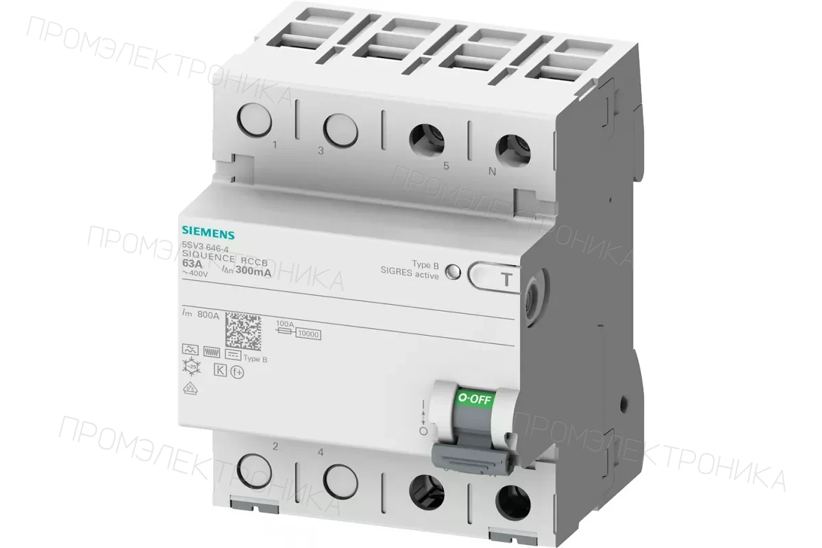 Siemens 5SV3324-4KK60 — УЗО - устройства защитного отключения
