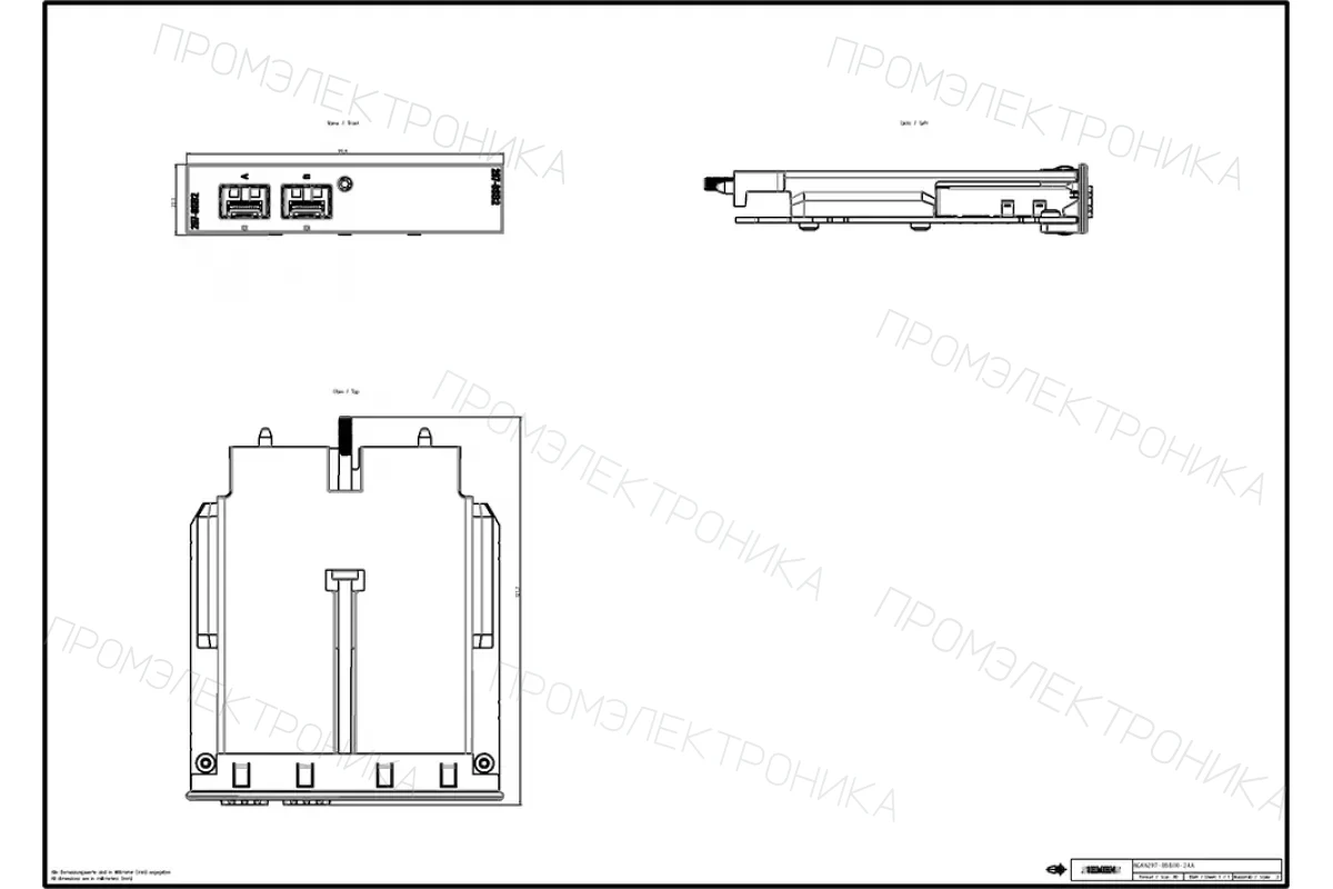 Siemens 6GK6297-3PD00-4AB1 — компонент промышленной автоматизации