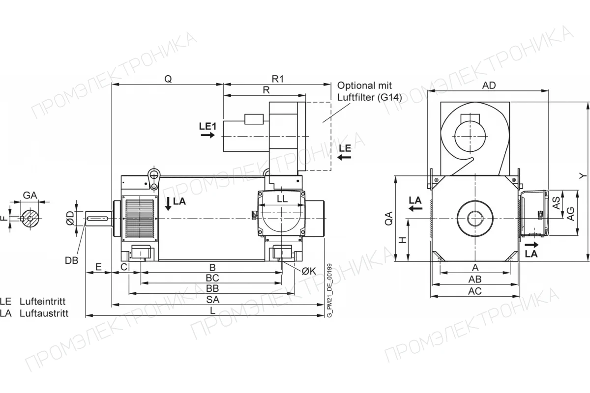 Siemens 1PQ8455-8PB80-Z A12+H70