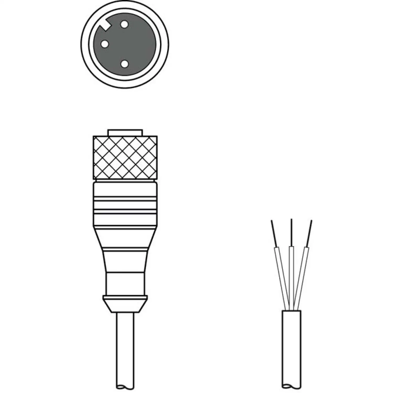 Соединительный кабель Leuze KD U-M12-3A-V1-100
