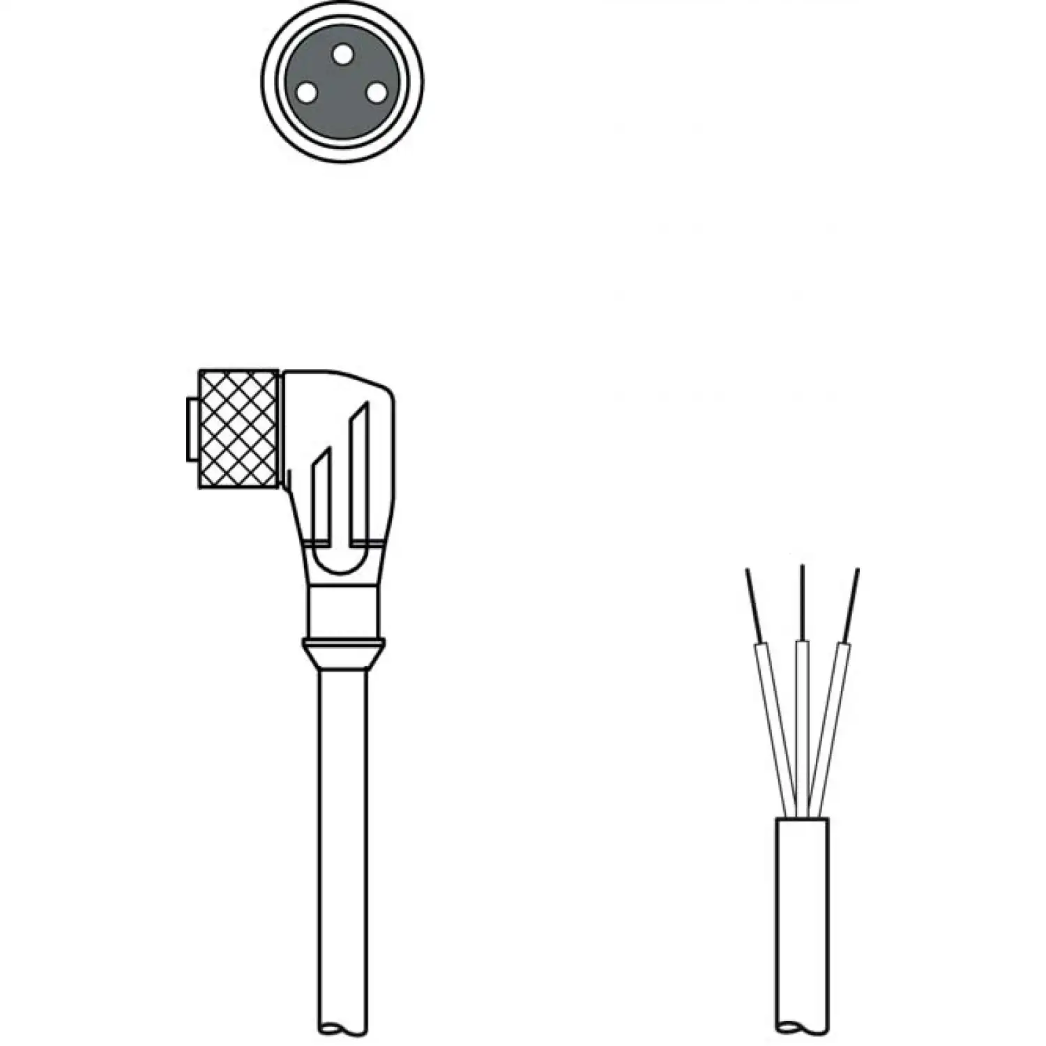 Соединительный кабель Leuze KD U-M8-3W-P1-030