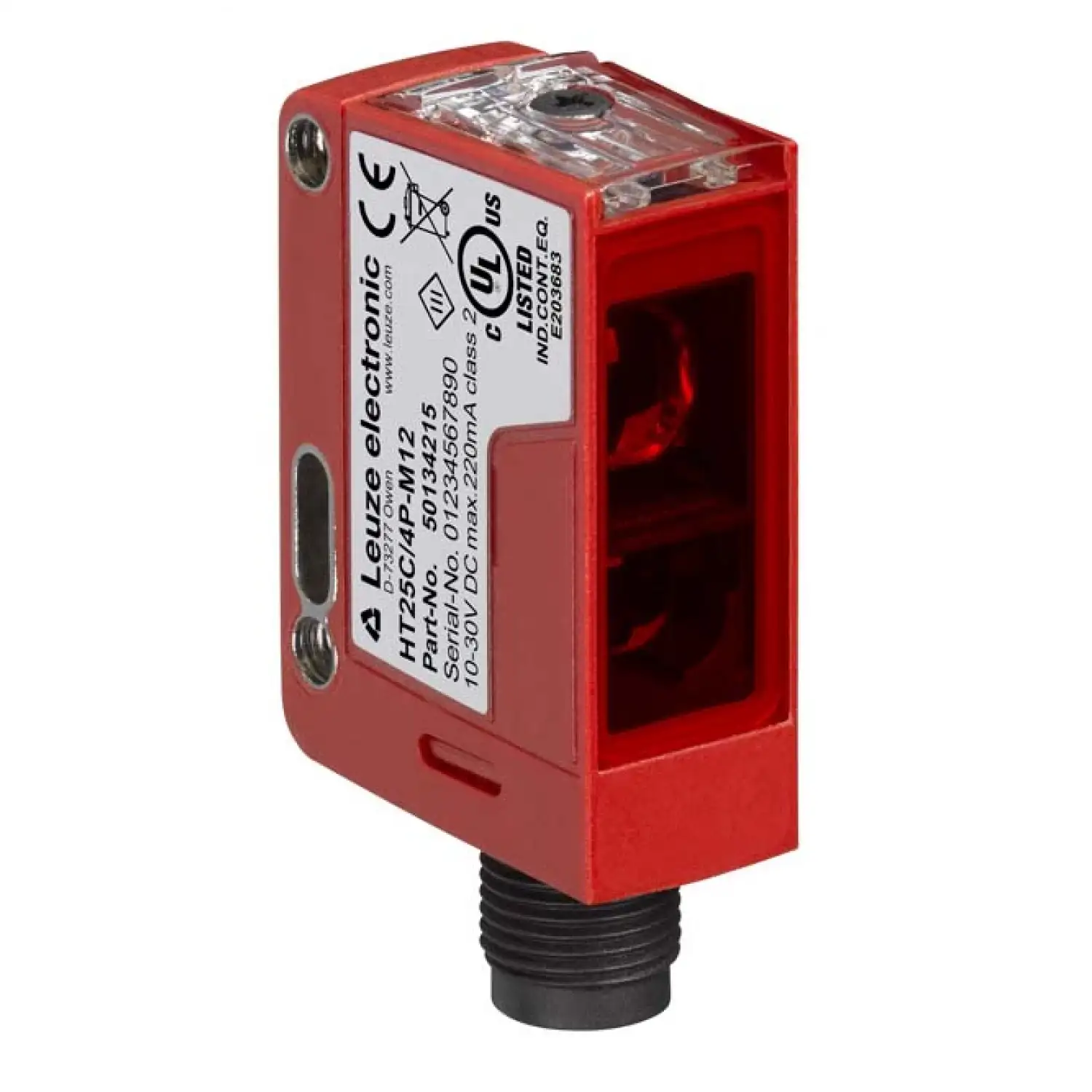 Диффузный датчик с подавлением заднего фона Leuze HT25C.S/2N-M8