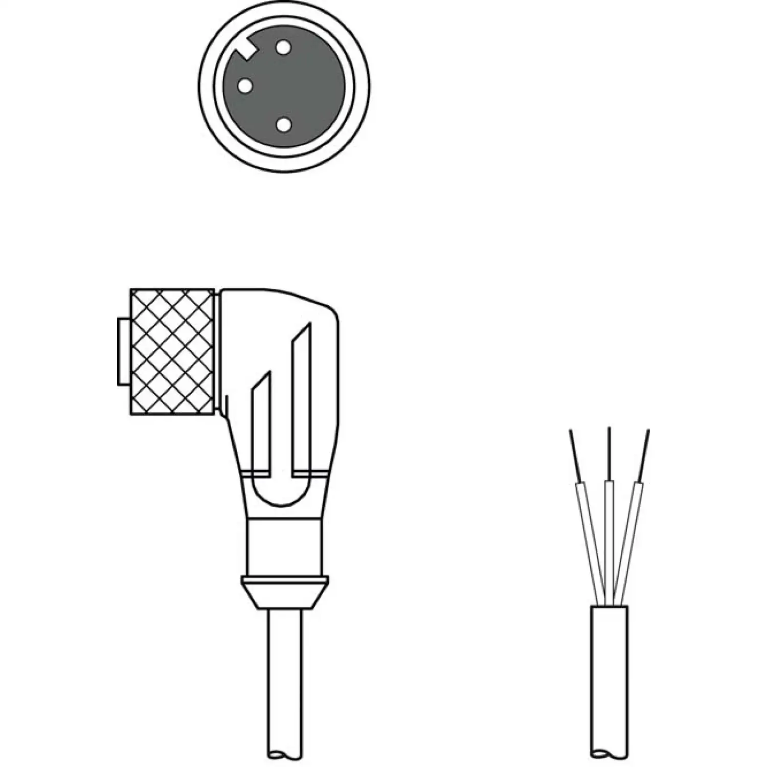 Соединительный кабель Leuze KD U-M12-3W-V1-050