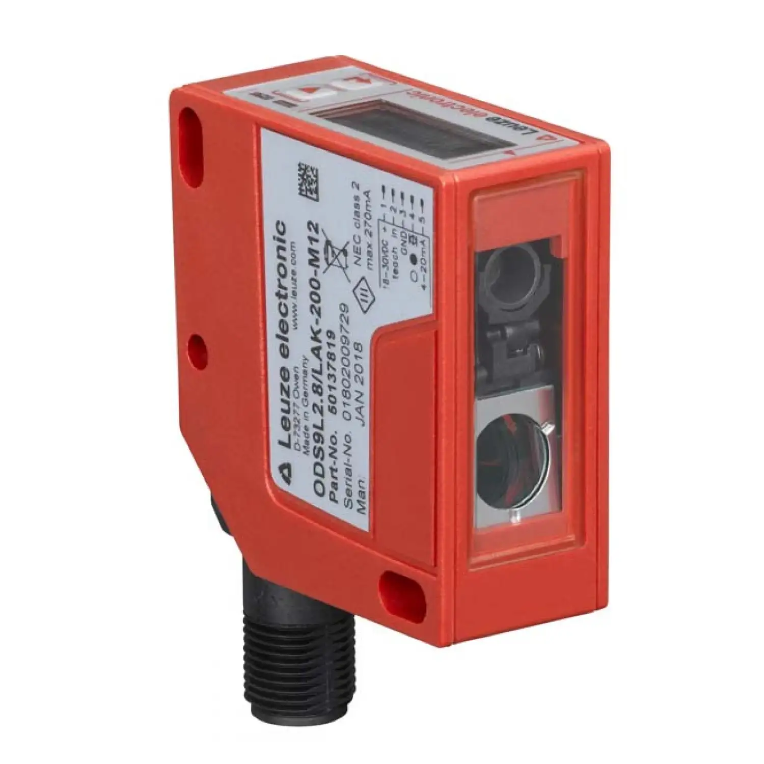 Оптический датчик расстояния Leuze ODS9L2.8/LA6-650-M12