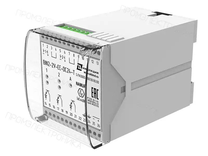 Блок сопряжения стандарта "NAMUR" BIN2-2V-EE-DC24-T — фото 1