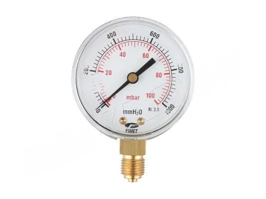 Газовый манометр Fimet MP1-63 100 мбар Fimec PP354810