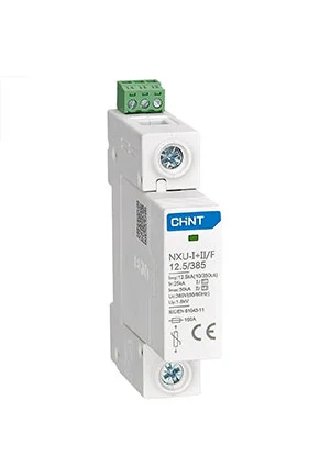 CHINT 308600, Ограничитель имп. перенапр. NXU-I+II/F 1P In=25kA Uc=275В Im=50kA (R)