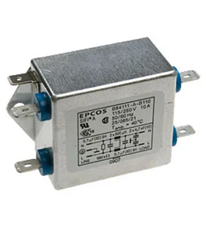 TDK EPCOS B84111AB60, сетевой фильтр B84111A0000B060 2x6A 250В