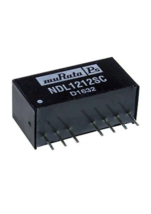 Murata PS NDL1212SC, DC/DC преобразователь на плату 2Вт 12В-12В SIP (TMR3-1212)