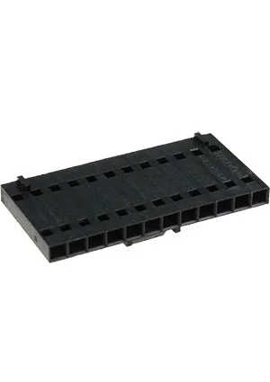 TE Connectivity 1-104257-1, розетка на провод 2,54 мм,  12 pin  для обжима 104480-9,  2-42937-3661
