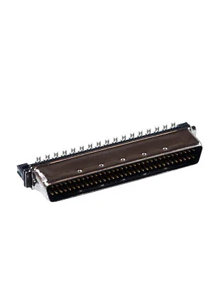 TE Connectivity 5749109-5, Conn SCSI PL 68 POS 1.27mm IDT RA Cable Mount 68 Terminal