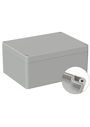 BOX4U 5U330801, ABS 330801 5U корпус для РЭА светло-серый ABS 160x120x75 мм