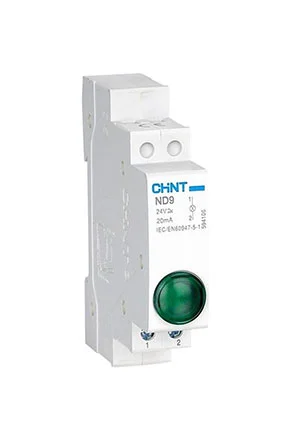 CHINT 594128, Индикатор ND9-1/w белый , AC/DC230В (LED)