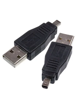NXU XYA050, USB-A вилка - miniUSB-B вилка 4pin переходник