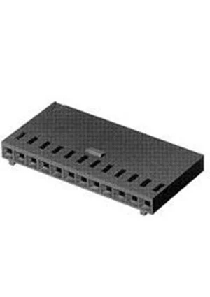 TE Connectivity 280358-0, Разъем, черный, AMPMODU IIMOD II HSG SINGLE ROW 2 POS