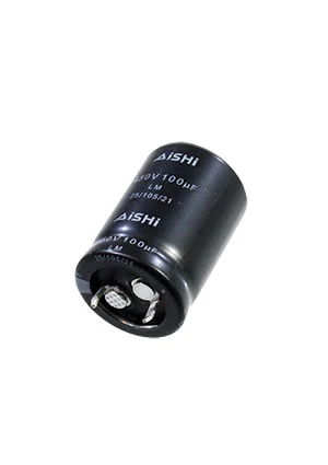 Aishi ELM2WM101O30KT, конденсатор электролитический 100мкФ 450В 22x30 =B43504A5107M000
