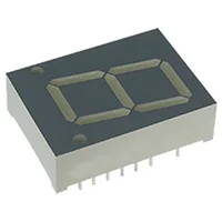 Kingbright SA08-11YWA, светодиодный индикатор  желтый  ОА  20.32мм  1x7  4.7мКд