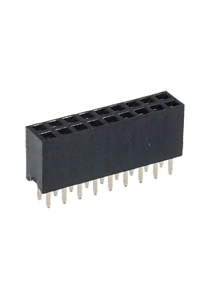 KLS PBD-18, гнездо на плату шаг 2.54мм 2x9 прям.  (L-KLS1-208-2-18-S)