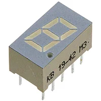 Kingbright SA32-11GWA, индикатор 7сегментный зеленый 568нм 7.1мКд ОА