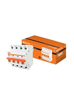 TDM electric SQ0206-0060, ВА47-29, автоматический выкл. 4Р 25А 4,5кА х-ка В