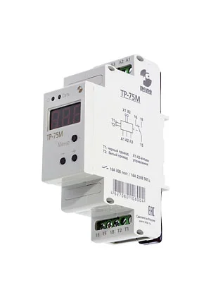 Реле-Автоматика ТР-75М, термореле -40 125С, без датчика, с LED дисплеем