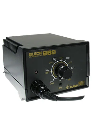 QUICK QUICK969 ESD, промышленная паяльная станция 60Вт 24В 200-480C