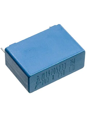 TDK EPCOS B32354A3225K, B32354A3225K000, конденсаторы металлоплёночные 2,2мкФ 10% 250V +150 грдС