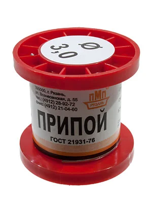 ПМП Припой ПОС61 ПРВ 3.0мм катушка  50г