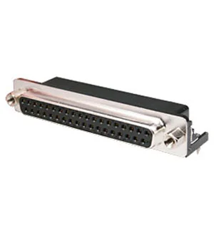 KLS DRB-37FB, гнездо D-SUB 37 pin на плату угл. 9.4мм (L-KLS1-515C-37-F-B)