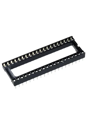 NXU SCL-40, панелька для микросхем DIP 40 контактов широкая (125-640)