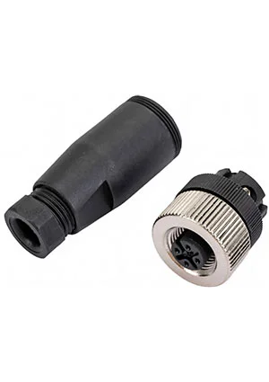 Теко CS S254R-3 (PG7), Розетка 4 контакта М12 на кабель PG7 IP67