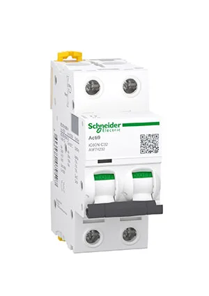 Schneider A9F74232, Автоматический выключатель ACTI9 iC60N 2P 32А С  6кА