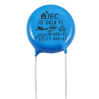 JEC JD222M2GY5US10L, X1 Y1 керамический конденсатор 2200пФ 400В ac 20% Y5U +22 -65%