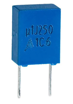 TDK EPCOS B32529C3104J, конденсатор пленочный 0.1 мкФ 250 В 5%