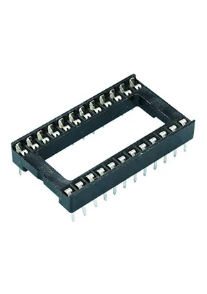 CONNFLY DS1001-01-24N TRS-24, TRS-24 DIP панель узкая шаг 2.54мм 24 контакта