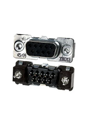 TE Connectivity 1-338313-2, D-SUB розетка 9 контактов на плату HD-20