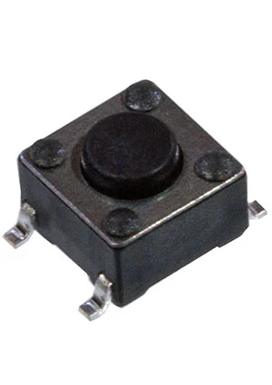 Gangyuan KAN0642-0431B010-42, кнопка тактовая SMD 6х6 h=4.3мм (=IT-1102W8-160G-G)