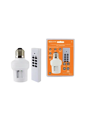 TDM Electric SQ1508-0201, ПУ3-П1.1-Е27 (1 приемник) комплект для беспроводного управления освещением "Уютный дом"