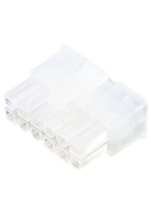 KLS MF-2x6F (MF-12F), розетка на кабель БЕЗ КОНТАКТОВ 4.2мм Mini-Fit (L-KLS1-4.20-2X06-MH)