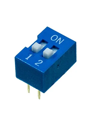 KLS L-KLS7-DS-02-B-00, DIP переключатель 2 поз. (аналог для SWD 1-2 ВДМ 1-2)