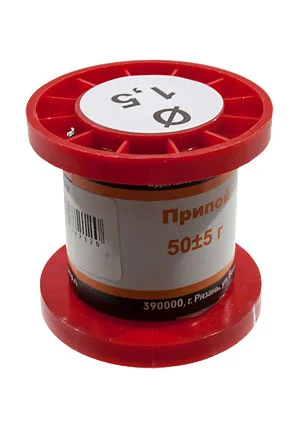 ПМП Припой ПОС61 ПРВ 1.5мм катушка  50г